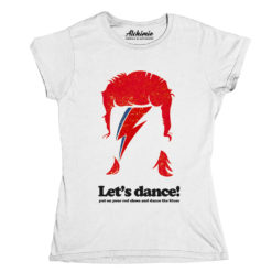David Bowie maglia maglietta T-Shirt Donna