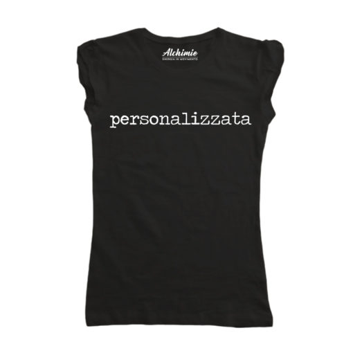 t-shirt da personalizzare nera