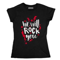 we will rock you queen maglia t-shirt maglietta donna